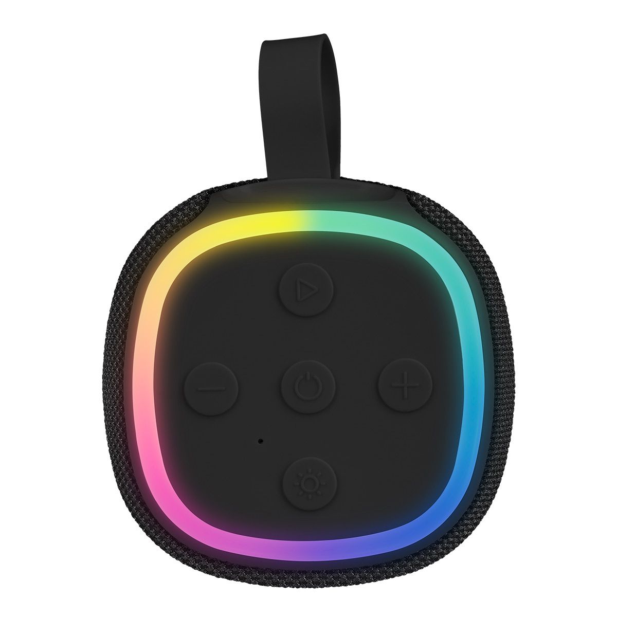 Bocina 2x2" recargable de 10 W RMS tipo barra, con luz